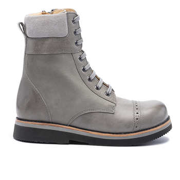 013 Grey leather
