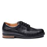 027 Black fantasy leather