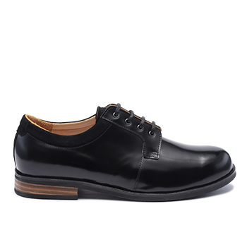 029 Black shinny leather