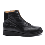 034 Black shinny leather