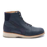 038 Navy grain leather