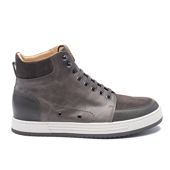 040 Grey grain leather