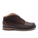 043 Brown grain leather