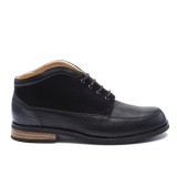 044 Black grain leather