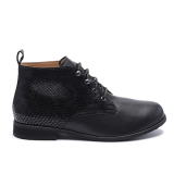 065 Black fantasy leather