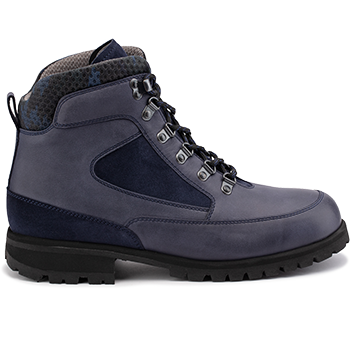 WP2001/P1653 waterproof leather navy combi
