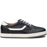 L1803/X1803 leather navy/white combi