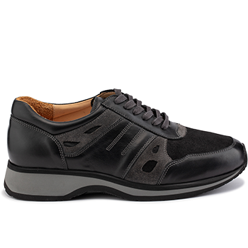 L1602/X860 leather black/grey combi