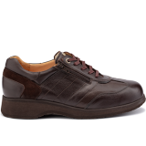 L1674/X1874 leather dark brown combi