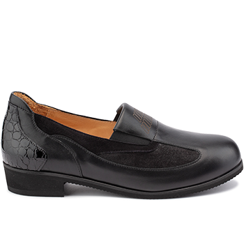 L1602/X860 fantasy leather black combi