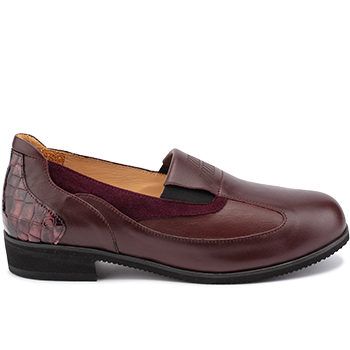 Michelle - L1605/X1504 fantasy leather bordeaux combi