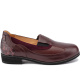 L1605/X1504 fantasy leather bordeaux combi