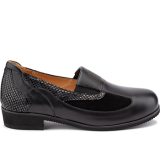 L1602/X872 fantasy leather black combi
