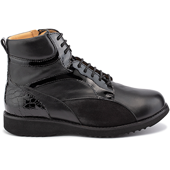 L1602/X860 fantasy leather black combi