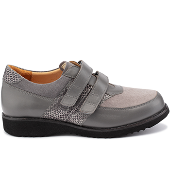 L1617/X881 fantasy leather grey combi