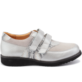 E20411/X1832 fantasy leather light grey combi
