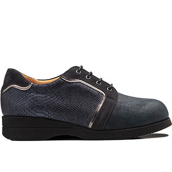 X1803/N1803 fantasy leather navy metal combi