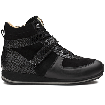 L1672/X872 fantasy leather black combi