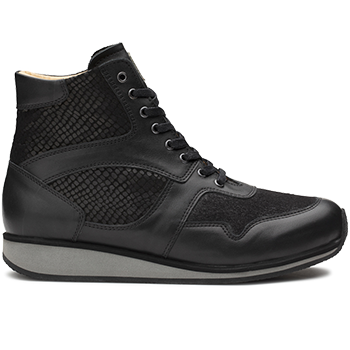 L1602/X860 fantasy leather black combi