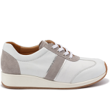 L1601/X1851 leather white/grey combi