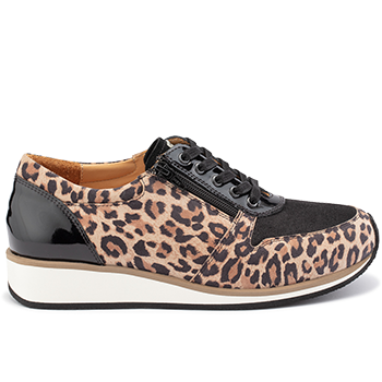 Y1874/X860 leopard leather black combi