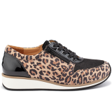 Y1874/X860 leopard leather black combi