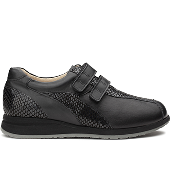 Elisabeth - L1602/X852 fantasy leather black combi