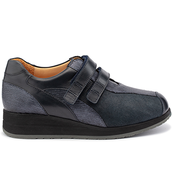 L1803/X1803 fantasy leather navy metal combi