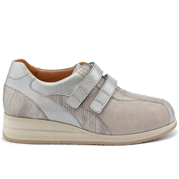 E20411/X1832 fantasy leather grey combi