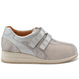 E20411/X1832 fantasy leather grey combi