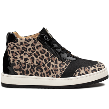 Y1874/X860 leopard leather black combi