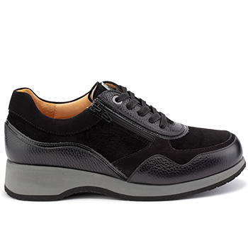 M1452/N302 grain leather black combi