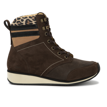 Fabiana - 7230.3.333 Nobuck Brown/Leopard Beige Combi