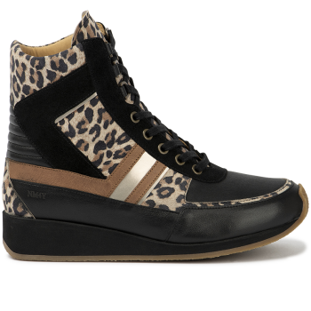 Tessa - 7232.2.030 Leather Black/Leopard Beige Combi