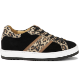 7040.1.040 Suede Black/Leopard Beige Combi