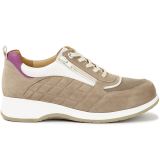 7042.3.554.1 Suede Taupe/Off-White Combi