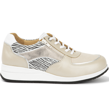 7043.3.414 Leather Beige/Zebra Black Combi