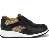 7043.3.030 Leather Black/Zebra Beige Combi