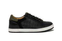 7536.2.000 Fantasy Croco Leather Black Combi