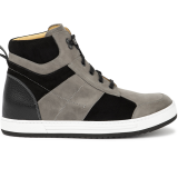 229 Leather Grey/Black Combi