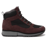 7237.0.980 Water Resistant Suede Burgundy/Black Combi