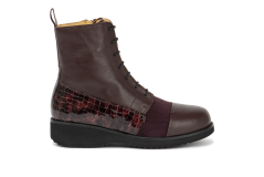 161 Croco Leather Burgundy