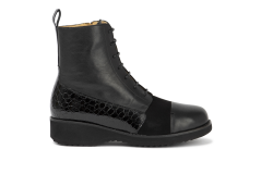 159 Croco Leather Black