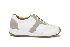 198 Leather White/Grey Combi