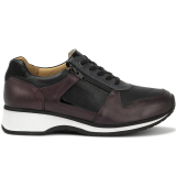 7031.2.908 Leather Burgundy/Black Combi