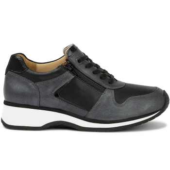 7031.2.808 Leather Grey/Black Combi