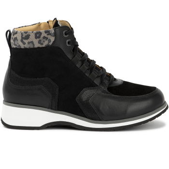 Jena - 7223.1.000.2 Leather Black/Leopard Taupe