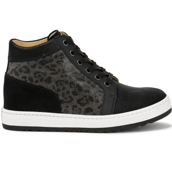 7239.3.000.2 Leather Black/Leopard Grey Combi