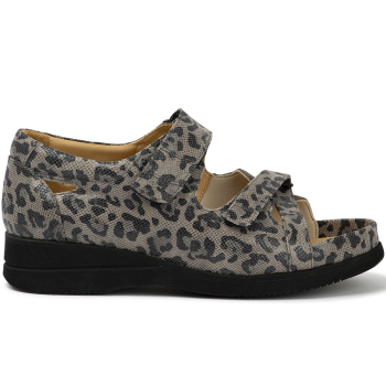 Theresa - 7105.3.558 Leather Leopard Taupe