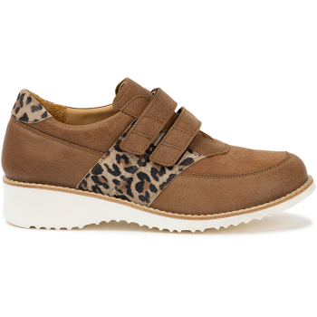 7117.3.333 Leather Cognac/Leopard Beige